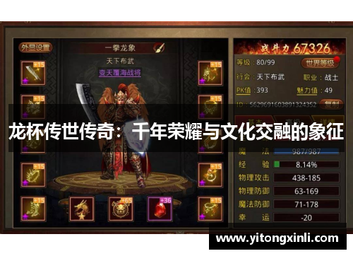 龙杯传世传奇：千年荣耀与文化交融的象征